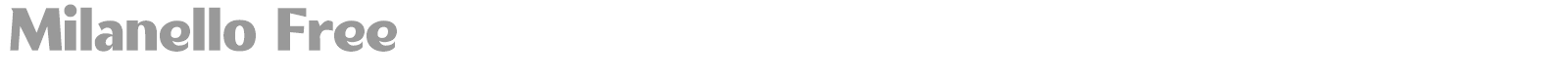 Milanello font preview